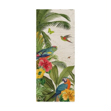 Katie Pertiet 'Parrot Paradise Vi' Canvas Art,20x47